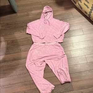 Pink Hooded Lounge Set💕✨